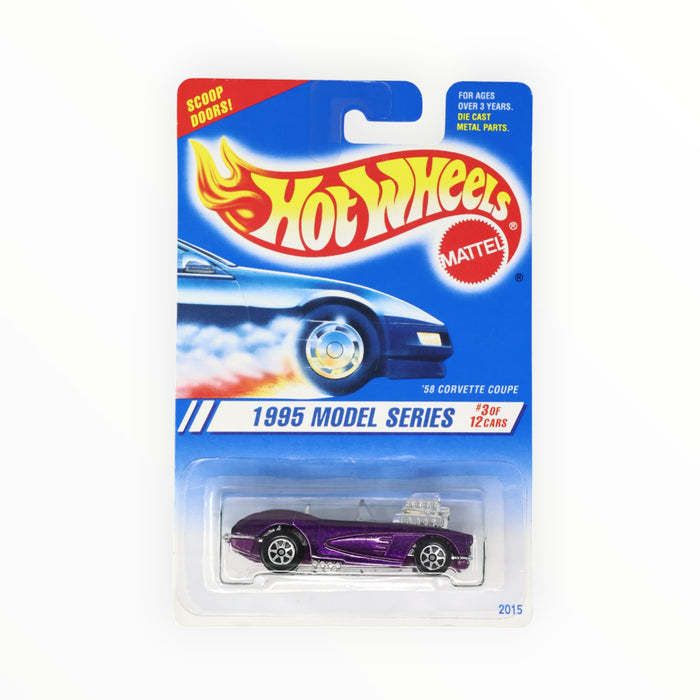 Hot Wheels '58 Corvette Coupe - Mainline (1995) #341