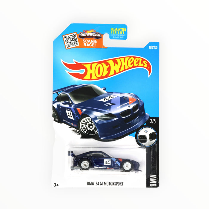 Hot Wheels BMW Z4 M Motorsport (Super Treasure Hunt) Mainline (2016) 188/250