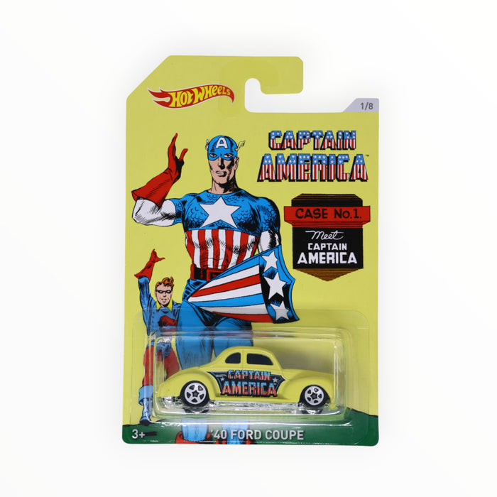 Hot Wheels '40 Ford Coupe (40's) Captain America: 75 Anniversary (2016) 1/8