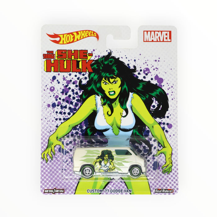 Hot Wheels Custom '77 Dodge Van (She-Hulk) Pop Culture (2017)