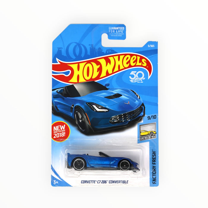 Hot Wheels Corvette C7 Z06 Convertible - Mainline (2018) 5/365