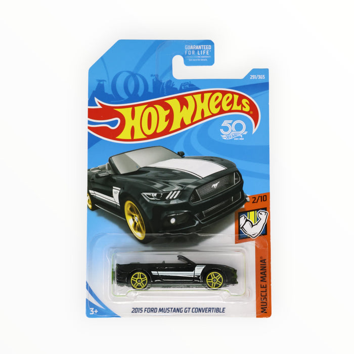 Hot Wheels 2015 Ford Mustang GT Convertible - Mainline (2018) 291/365