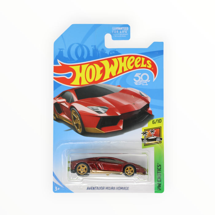 Hot Wheels Aventador Miura Homage (Super Treasure Hunt) 2018