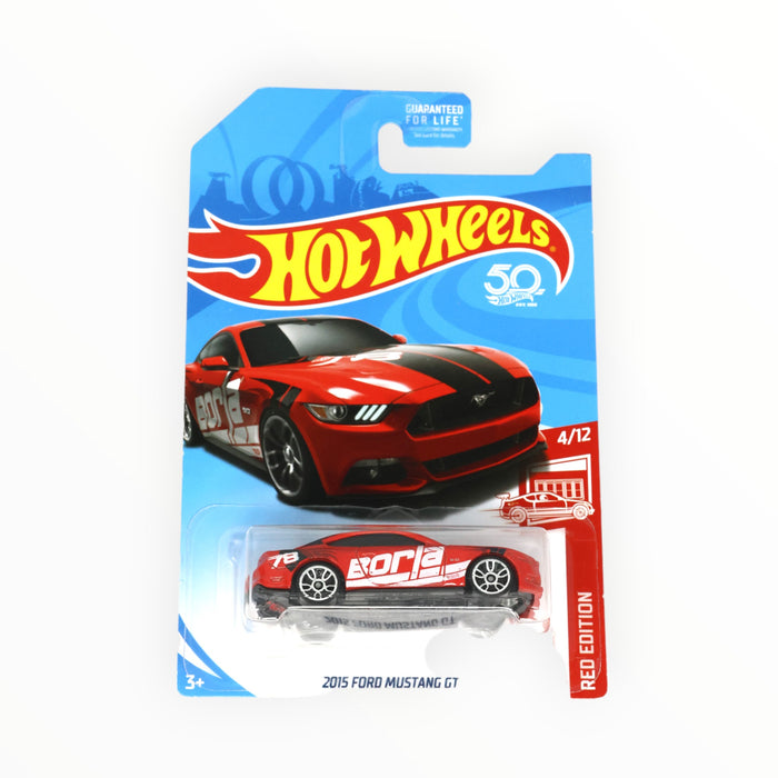 Hot Wheels 2015 Ford Mustang GT (Red Edition) Mainline (2018)
