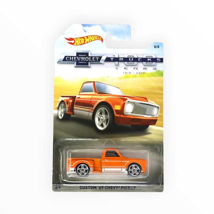 Hot Wheels Custom '69 Chevy Pickup - 100 Years Chevrolet Trucks (2018)