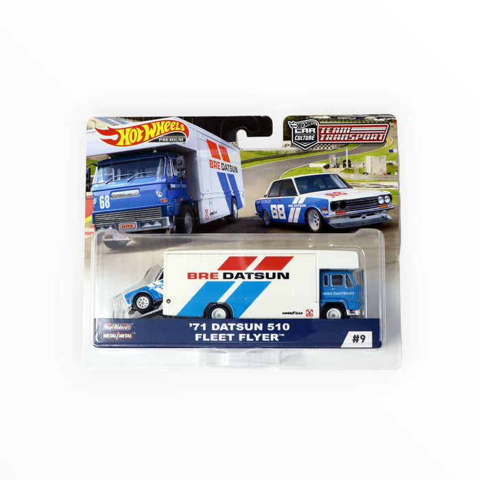 Hot Wheels '71 Datsun 510 / Fleet Flyer - Car Culture: Team Transport (2018) #9