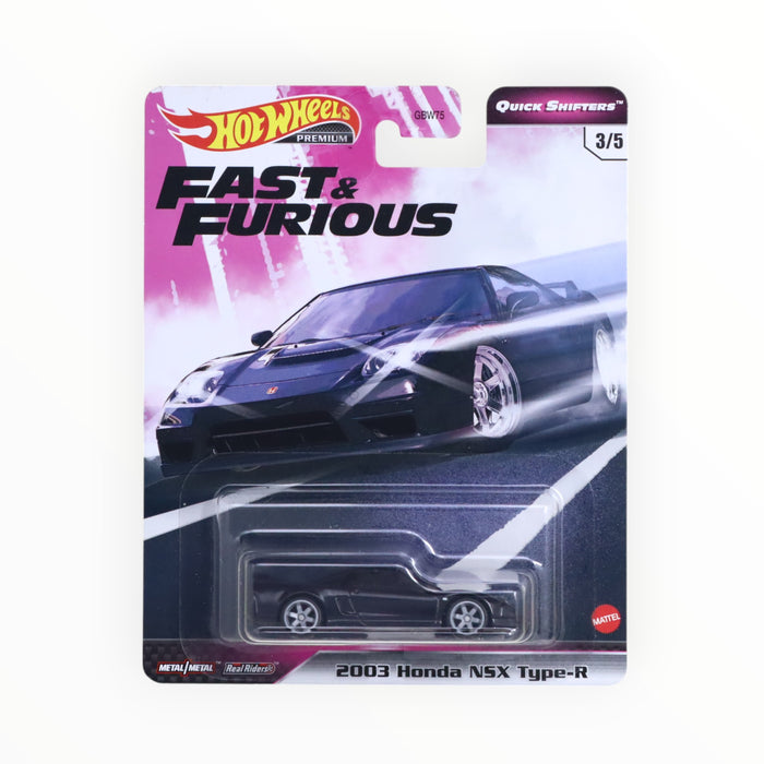 Hot Wheels 2003 Honda NSX Type-R - Fast & Furious Premium (2020)
