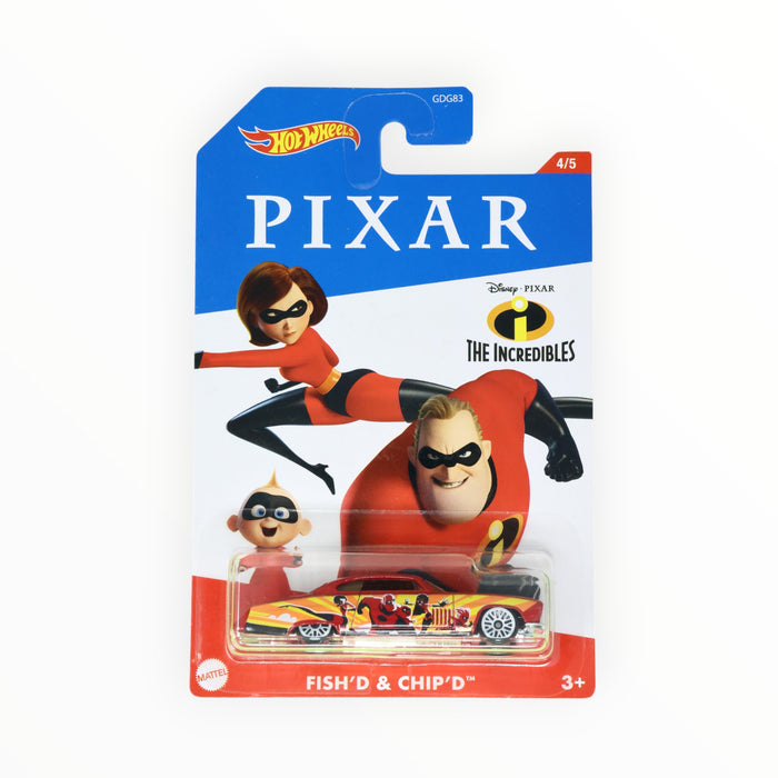 Hot Wheels Fish'd & Chip'd (The Incredibles) Pixar (2020) 4/5
