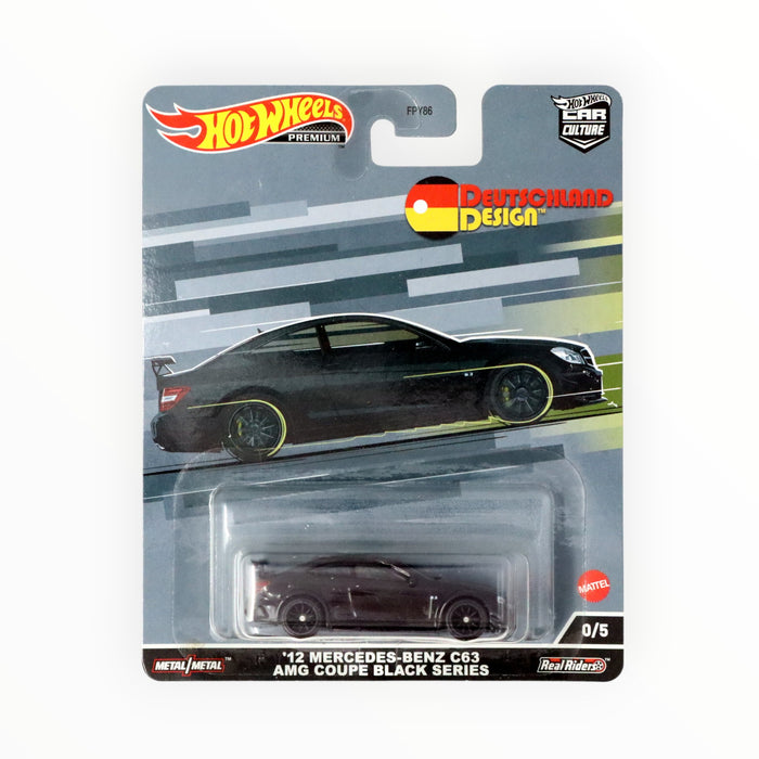 Hot Wheels '12 Mercedes-Benz C63 AMG Coupe Black Series (Chase) Car Culture (2022)