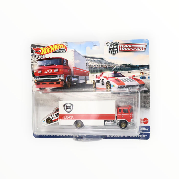 Hot Wheels Lancia Stratos Group 5 / Sakura Sprinter - Car Culture: Team Transport (2022) #42