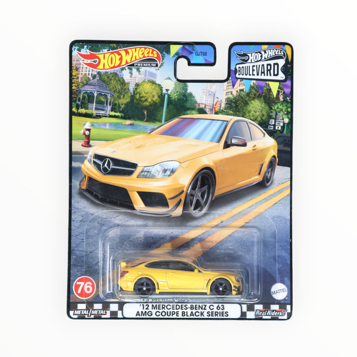Hot Wheels '12 Mercedes-Benz C '63 AMG Coupe Black Series - Boulevard (2023) #76