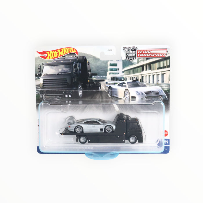 Hot Wheels 1997 Mercedes-Benz CLK-GTR / Fleet Street - Car Culture: Team Transport (2023) #59