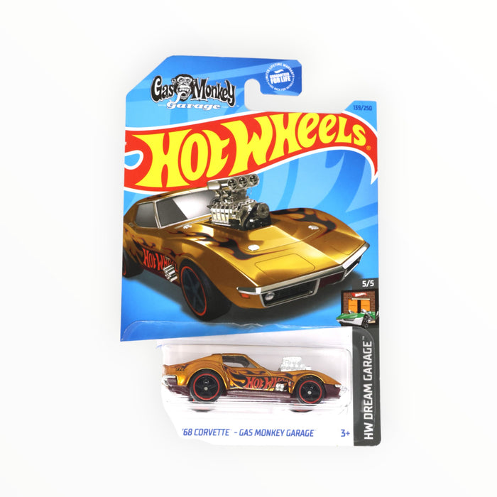 Hot Wheels '68 Corvette - Gas Monkey Garage (Super Treasure Hunt) Mainline (2023) 139/250