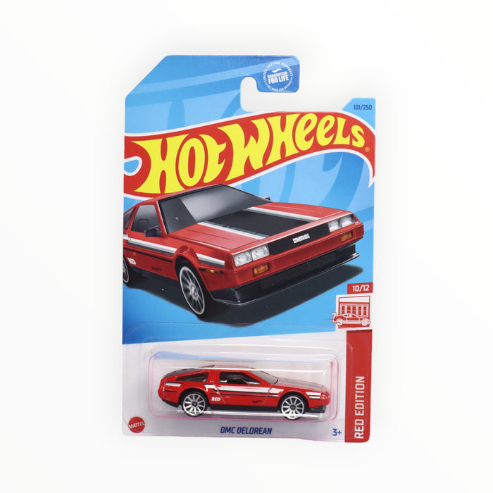 Hot Wheels DMC DeLorean (Red Edition) Mainline (2023) 101/250