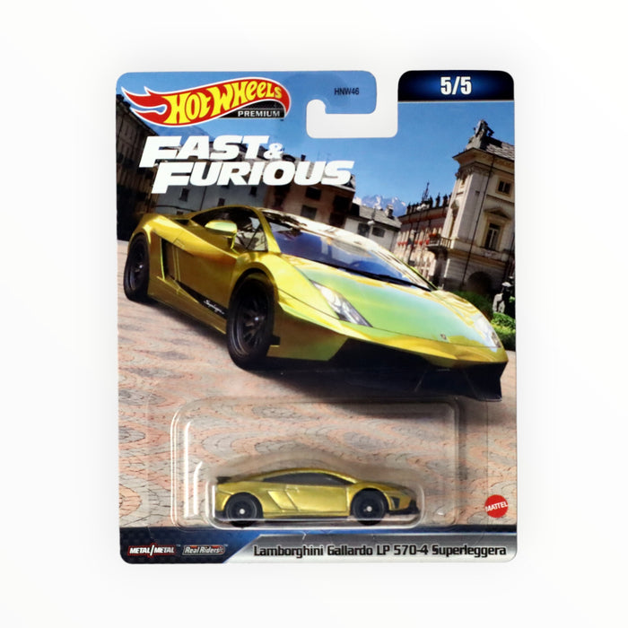 Hot Wheels Lamborghini Gallardo LP 570-4 Superleggera - Fast & Furious Premium (2023) 5/5