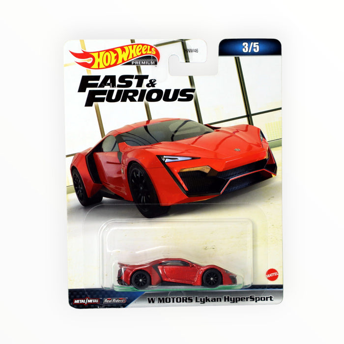 Hot Wheels W Motors Lykan HyperSport - Fast & Furious Premium (2023) 3/5