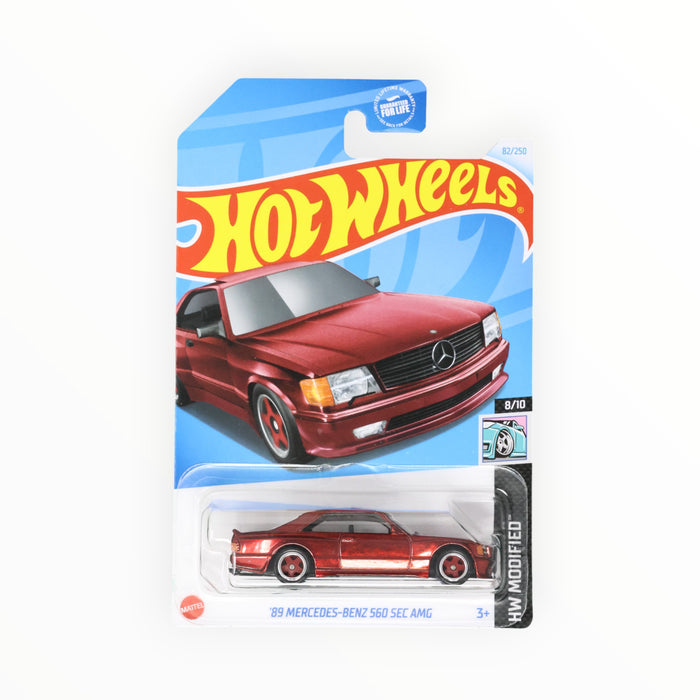 Hot Wheels '89 Mercedes-Benz 560 SEC AMG (Super Treasure Hunt) 2024 - 82/250