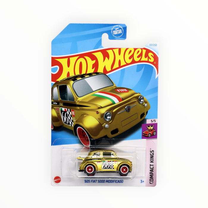 Hot Wheels 60s Fiat 500D Modificado (Super Treasure Hunt) 2024 - 117/250