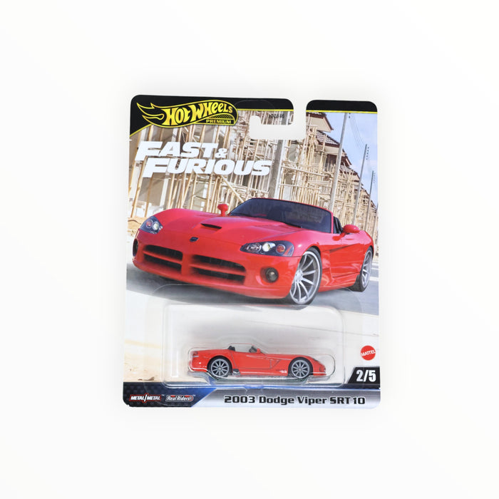 Hot Wheels 2003 Dodge Viper SRT 10 (Tokyo Drift) Fast & Furious Premium (2025) 2/5