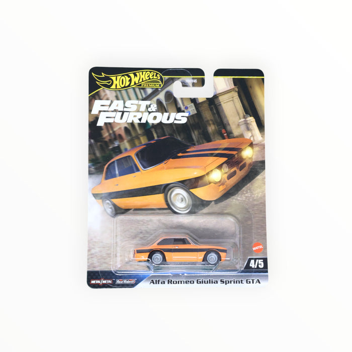 Hot Wheels Alfa Romeo Giulia Sprint GTA (Fast X) Fast & Furious Premium (2025) 4/5