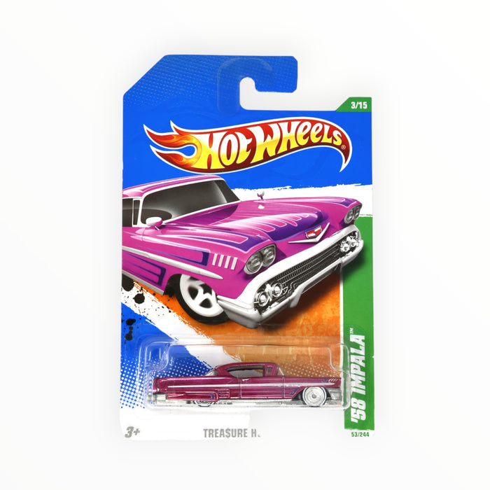 Hot Wheels '58 Impala (Super Treasure Hunt) Mainline (2011) 53/244