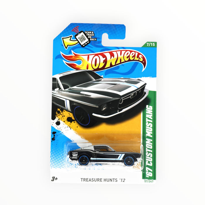 Hot Wheels '67 Custom Mustang (Treasure Hunt) Mainline (2012) 57/247