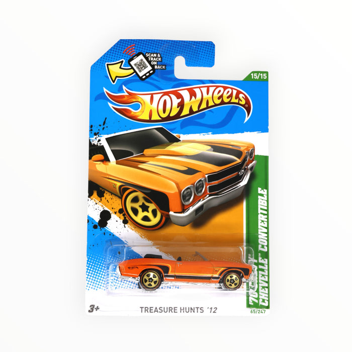 Hot Wheels '70 Chevy Chevelle Convertible (Treasure Hunt) Mainline (2012) 65/247