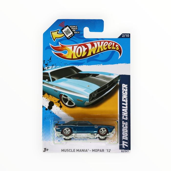 Hot Wheels '71 Dodge Challenger (Super Treasure Hunt) Mainline (2012) 82/247