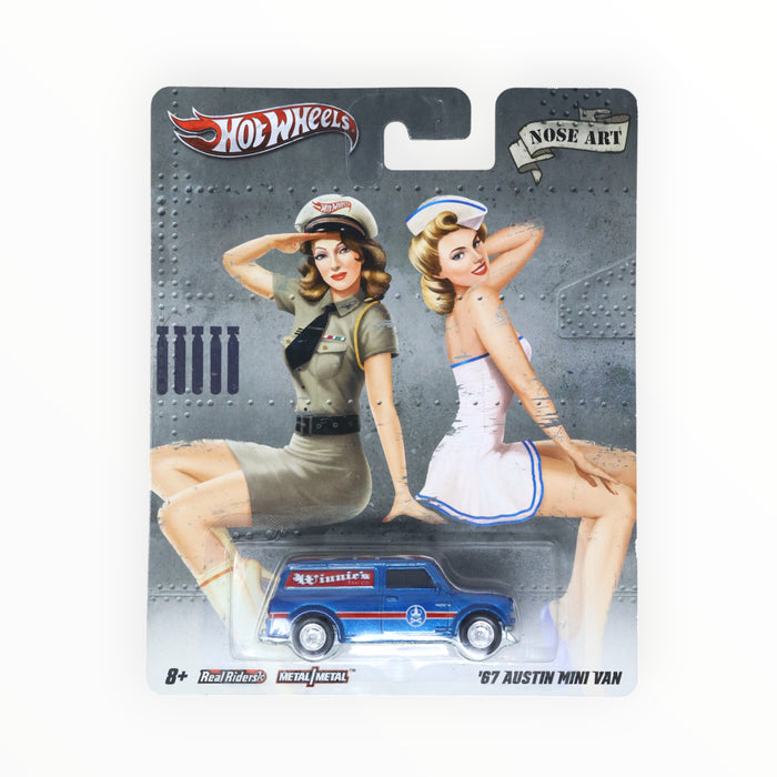 Hot Wheels '67 Austin Mini Van (Winnie's Taxi) Nostalgic Brands (2012)