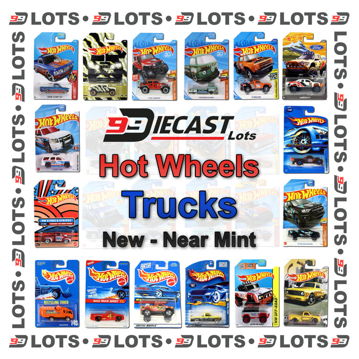 99Diecast Hot Wheels Lot - Trucks - New Near Mint - Choose Your Lot Size