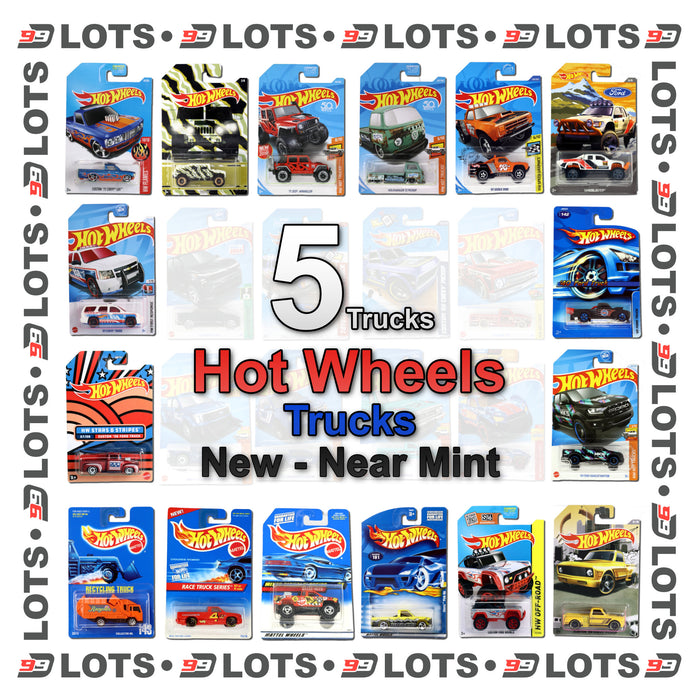 99Diecast Hot Wheels Lot - Trucks - New Near Mint - Choose Your Lot Size