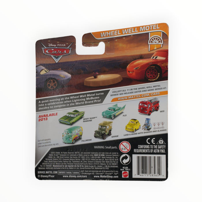Disney Pixar Cars Luigi & Guido with Shaker and Glasses - Mainline (2013)