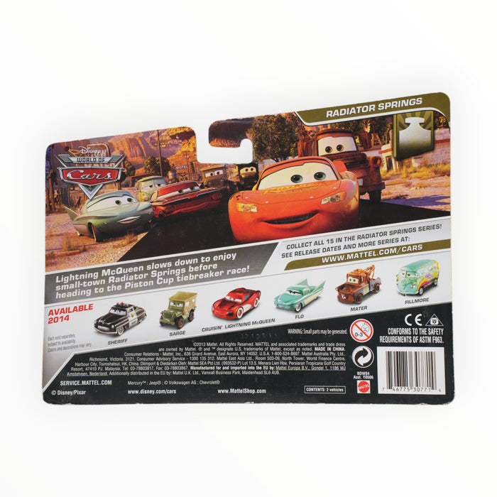 Disney Pixar Cars Sheriff / Sarge - Mainline: 2-Packs (2014)