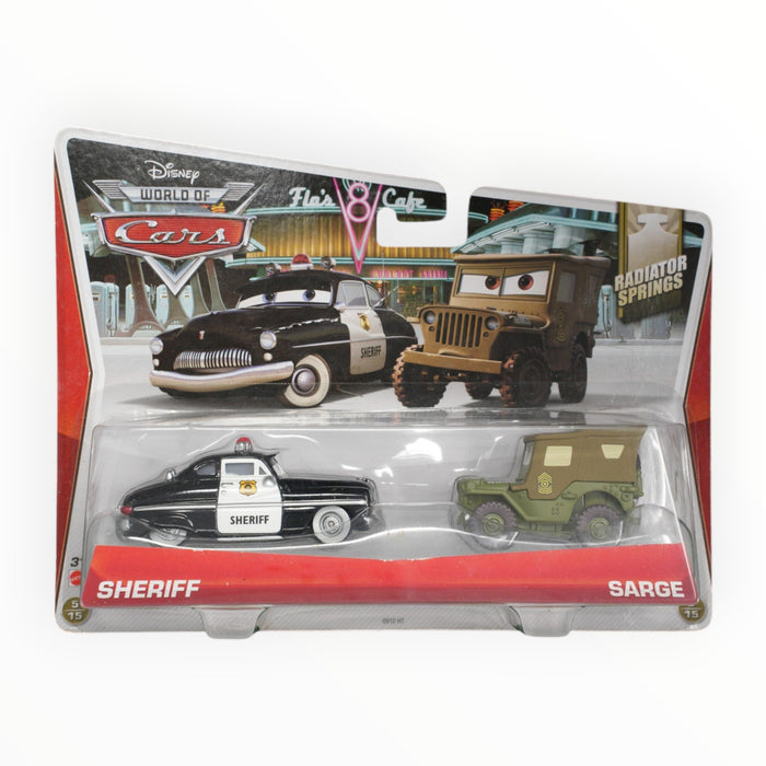 Disney Pixar Cars Sheriff / Sarge - Mainline: 2-Packs (2014)