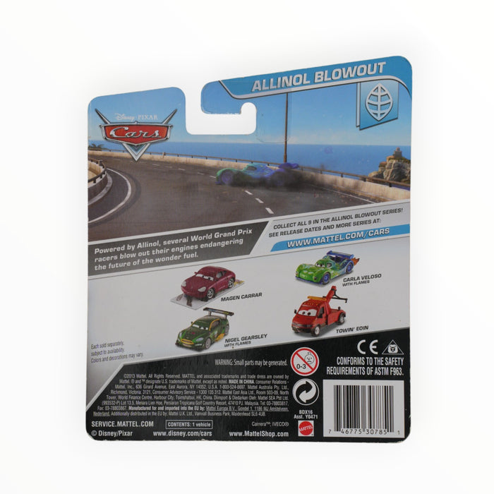Disney Pixar Cars Nigel Gearsley with Flames - Mainline (2014)