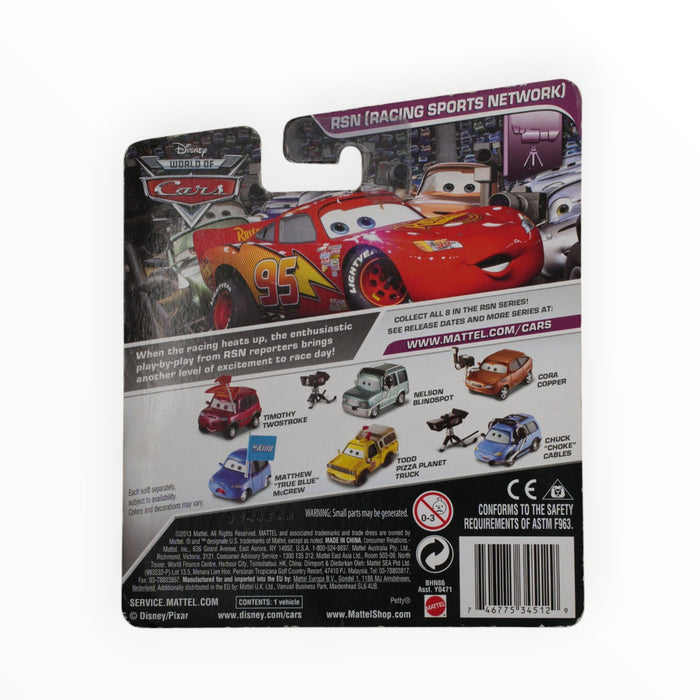 Disney Pixar Cars Matthew "True Blue" McCrew - Mainline (2014)