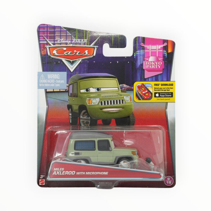 Disney Pixar Cars Miles Axlerod with Microphone - Mainline (2015)
