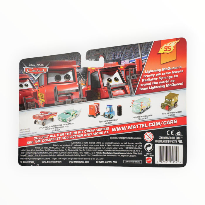 Disney Pixar Cars Hydraulic Lightning Ramone / Pit Crew Member Flo - Mainline: 2-Packs (2015)