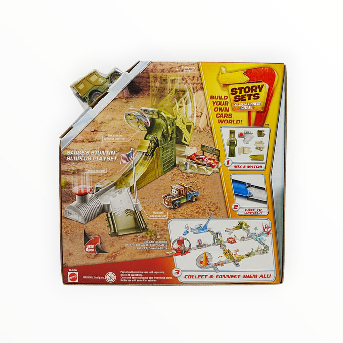 Disney Pixar Cars Sarge's Stuntin' Surplus Playset - Story Sets (2016)