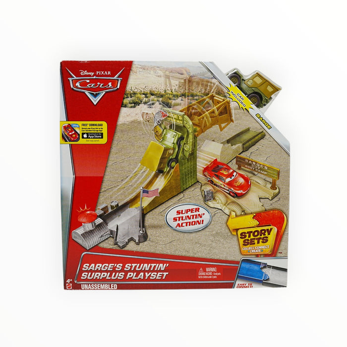 Disney Pixar Cars Sarge's Stuntin' Surplus Playset - Story Sets (2016)