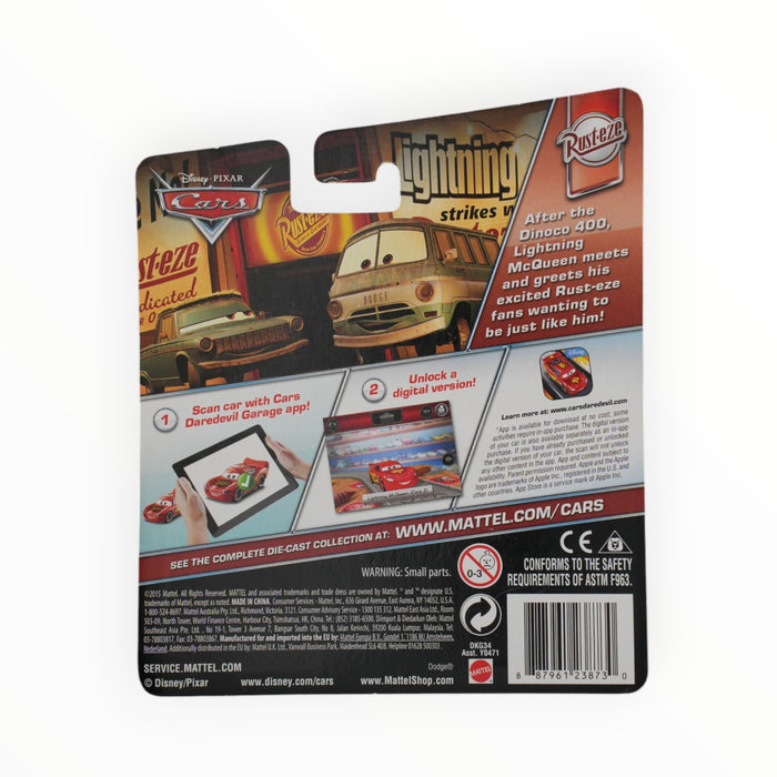 Disney Pixar Cars Lightning McQueen with Sign - Mainline (2016)