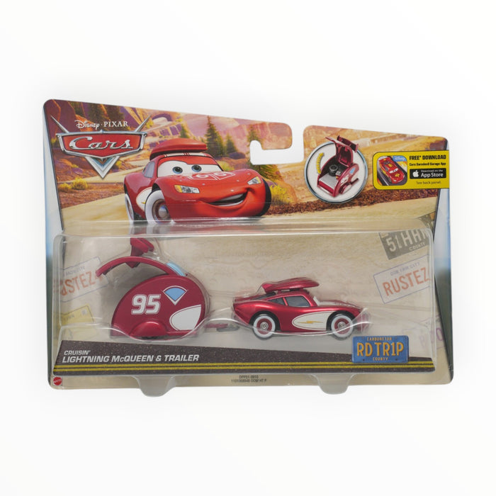 Disney Pixar Cars Cruisin' Lightning McQueen & Trailer - RDTR1P (2016)