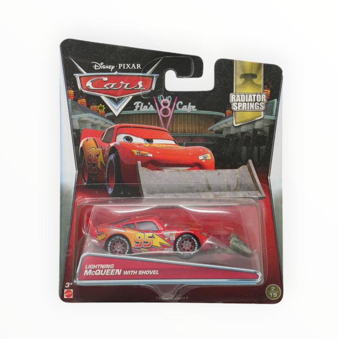 Disney Pixar Cars Lightning McQueen with Shovel - Mainline (2017)