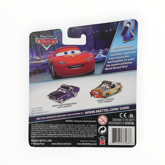 Disney Pixar Cars Darrell Cartrip with Headset - Mainline (2017)