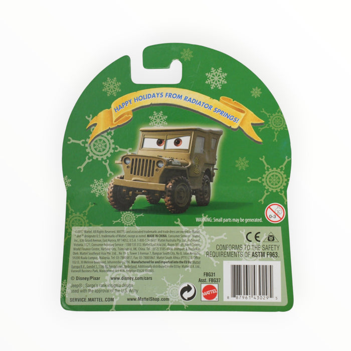 Disney Pixar Cars Sarge with Roof Lights - Mater Saves Christmas (2017)