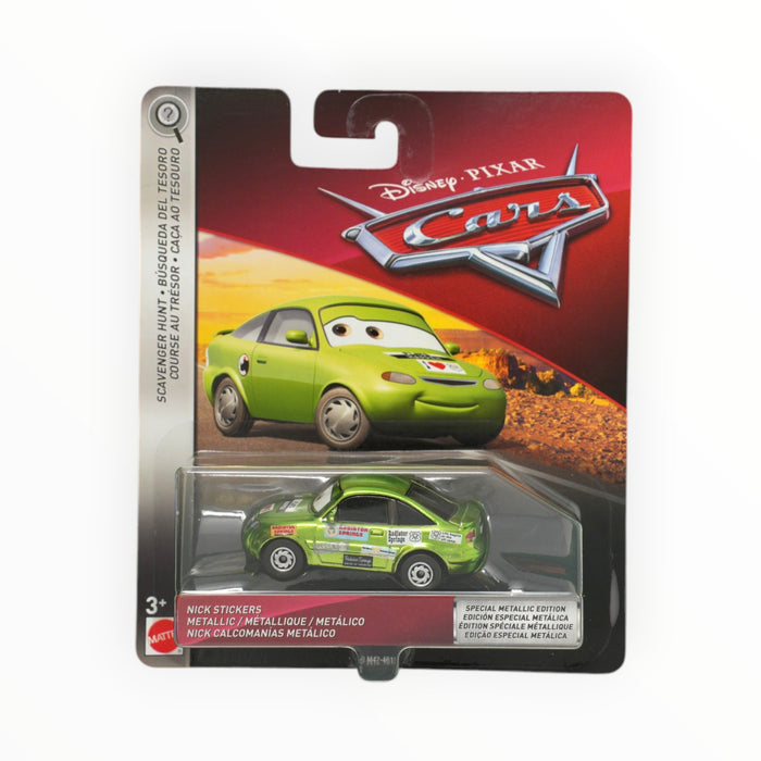 Disney Pixar Cars Metallic Nick Stickers - Mainline (2019)