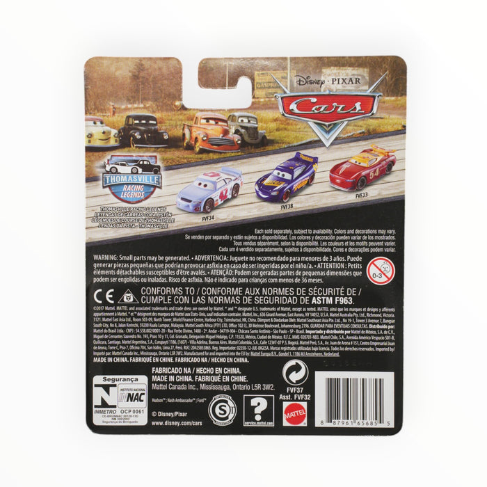 Disney Pixar Cars Thomasville Tribute Ponchy Wipeout - Thomasville Racing Legends (2018)