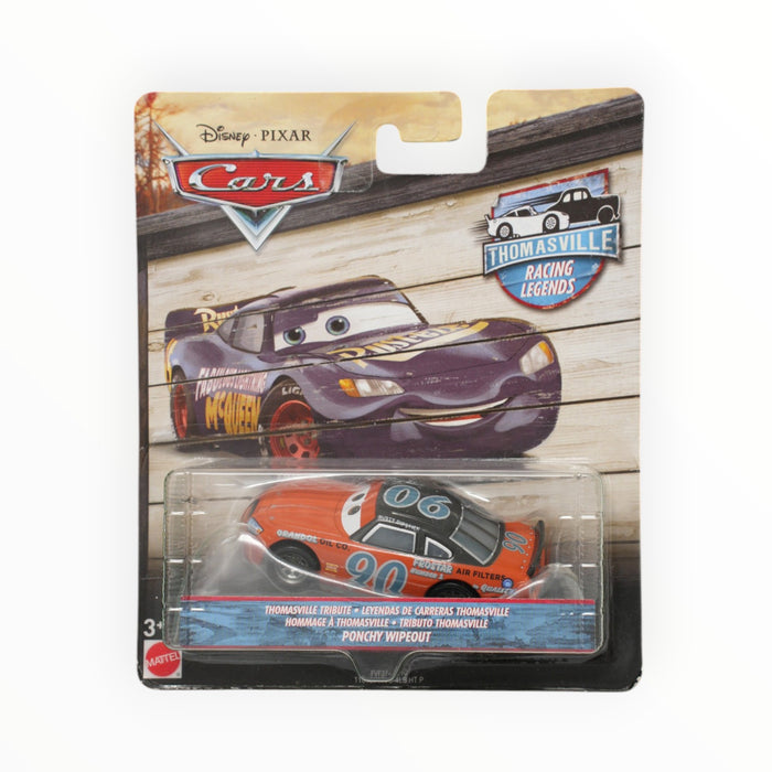 Disney Pixar Cars Thomasville Tribute Ponchy Wipeout - Thomasville Racing Legends (2018)