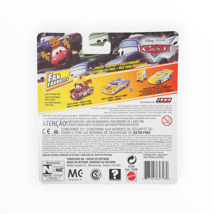 Disney Pixar Cars Team 95 and 51 Maddy McGear - Fan Favorites (2019)