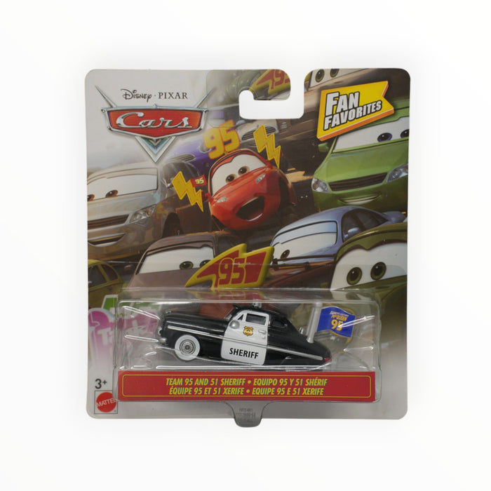 Disney Pixar Cars Team 95 and 51 Sheriff - Fan Favorites (2019)